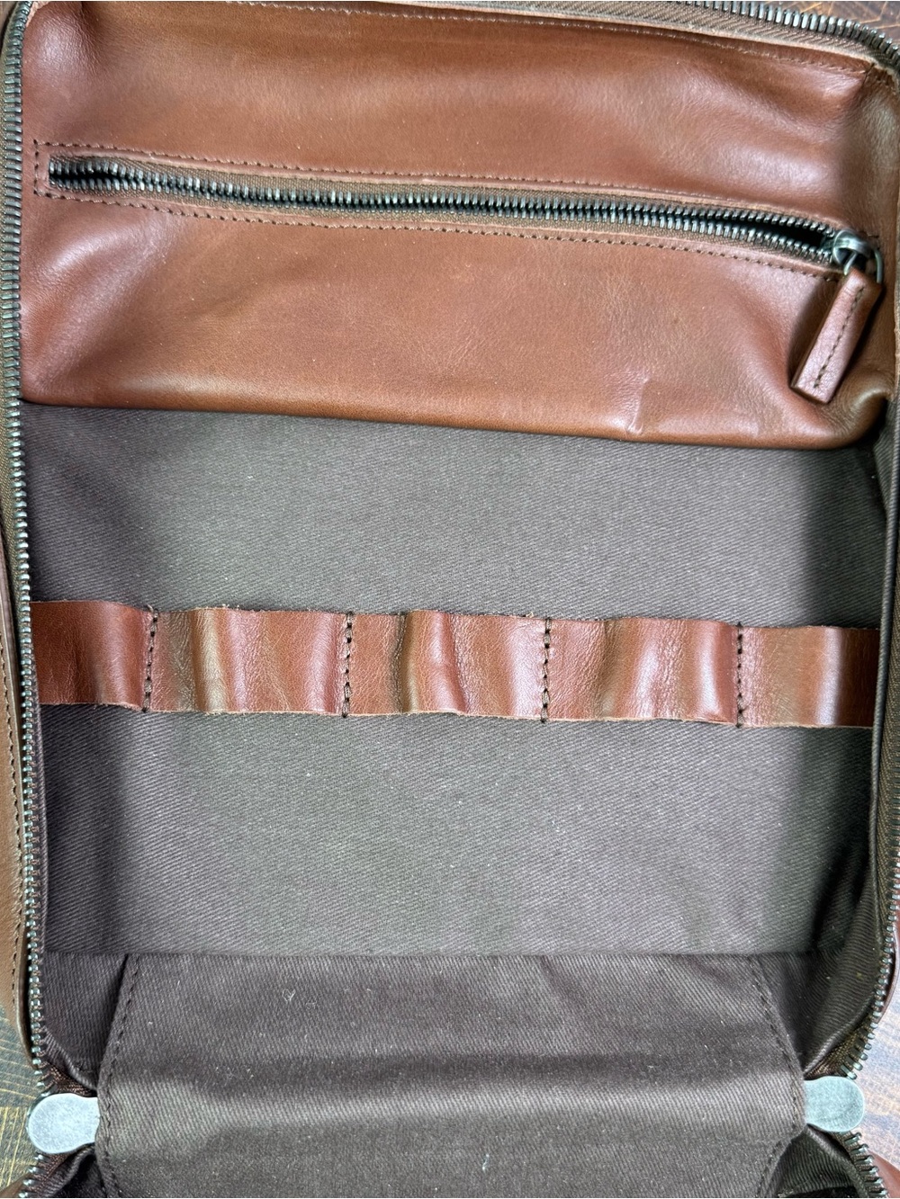 💼 This Is Ground Tech Dopp Kit Leather Organizer Toffee ✨ - Picture 5 of 6